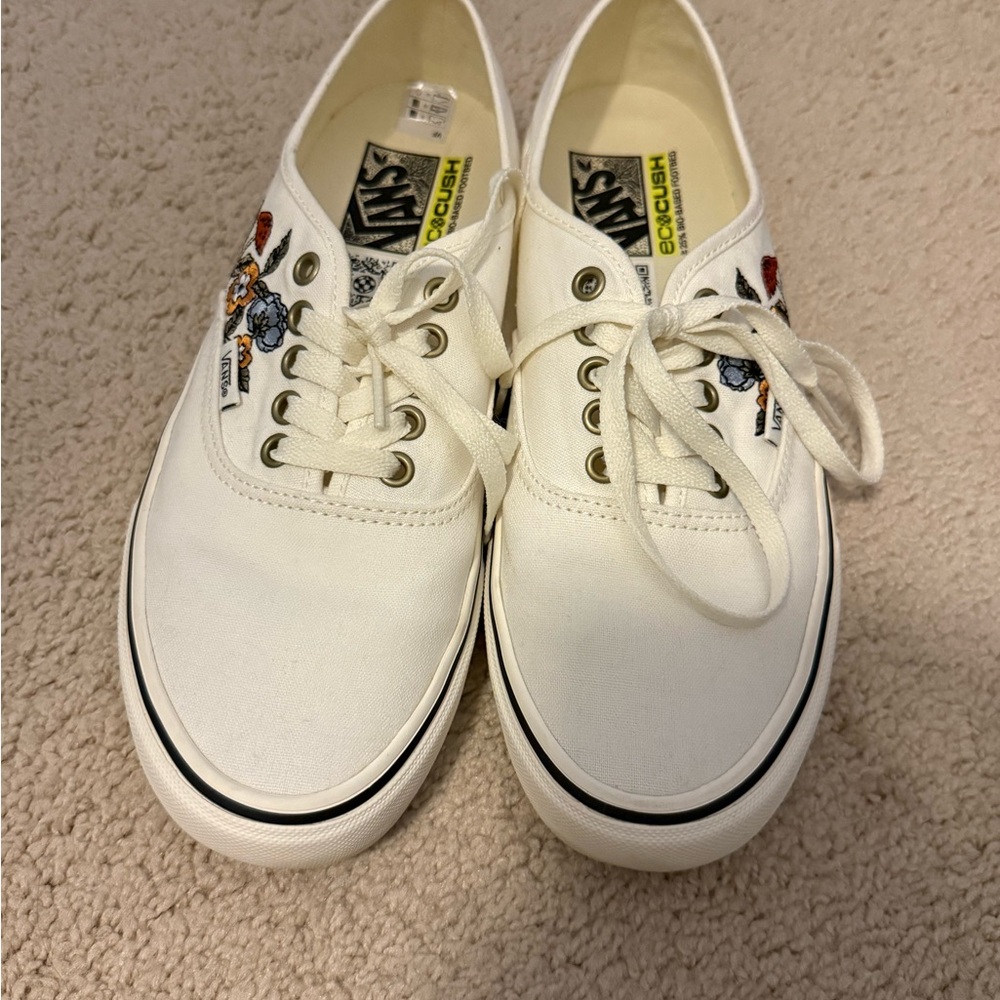 Vans Off-White Canvas Sneaker